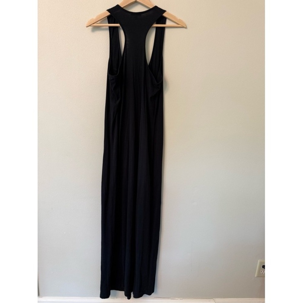 Johnny Was Calme Black Racerback Maxi Dress Size L Knit Sleeveless - Picture 6 of 7